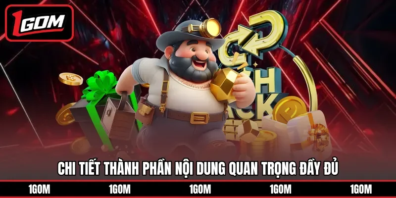 Chi tiết thành phần nội dung quan trọng đầy đủ