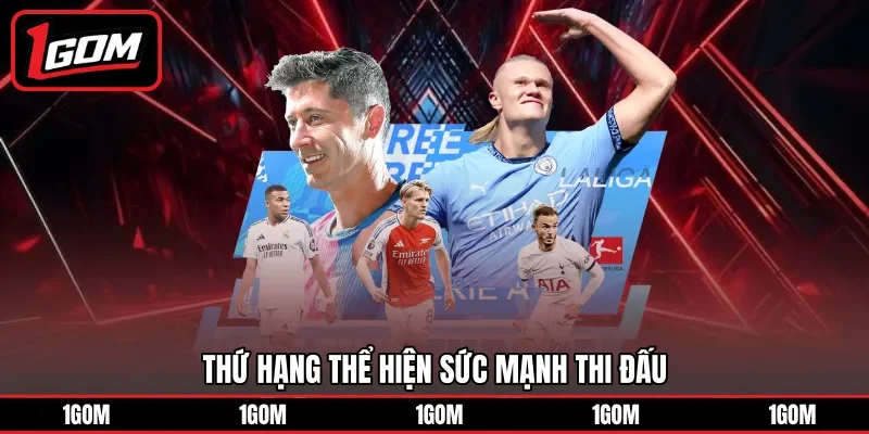 Thứ hạng thể hiện sức mạnh thi đấu